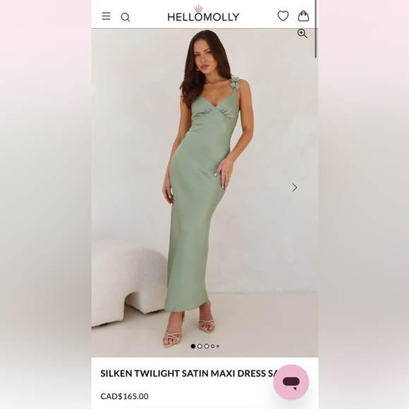 Hello Molly Green Maxi Dress - Picture 2 of 4